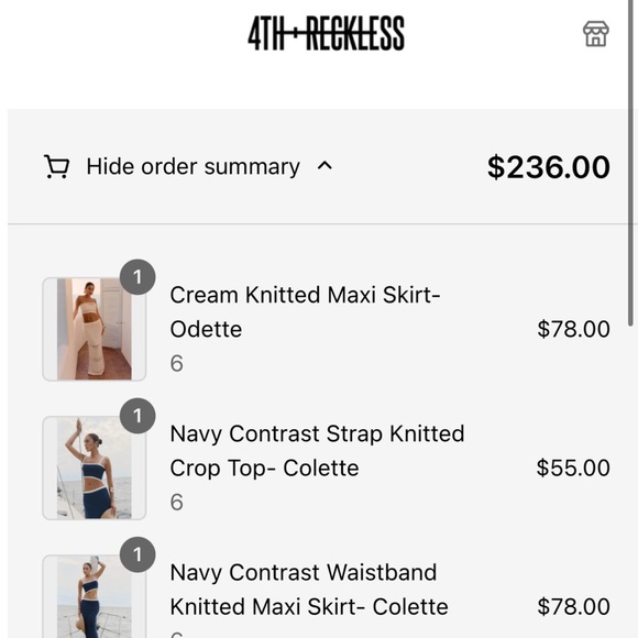 4th and Reckless Maxi Skirt set (no offers please) UK6 - Picture 2 of 2